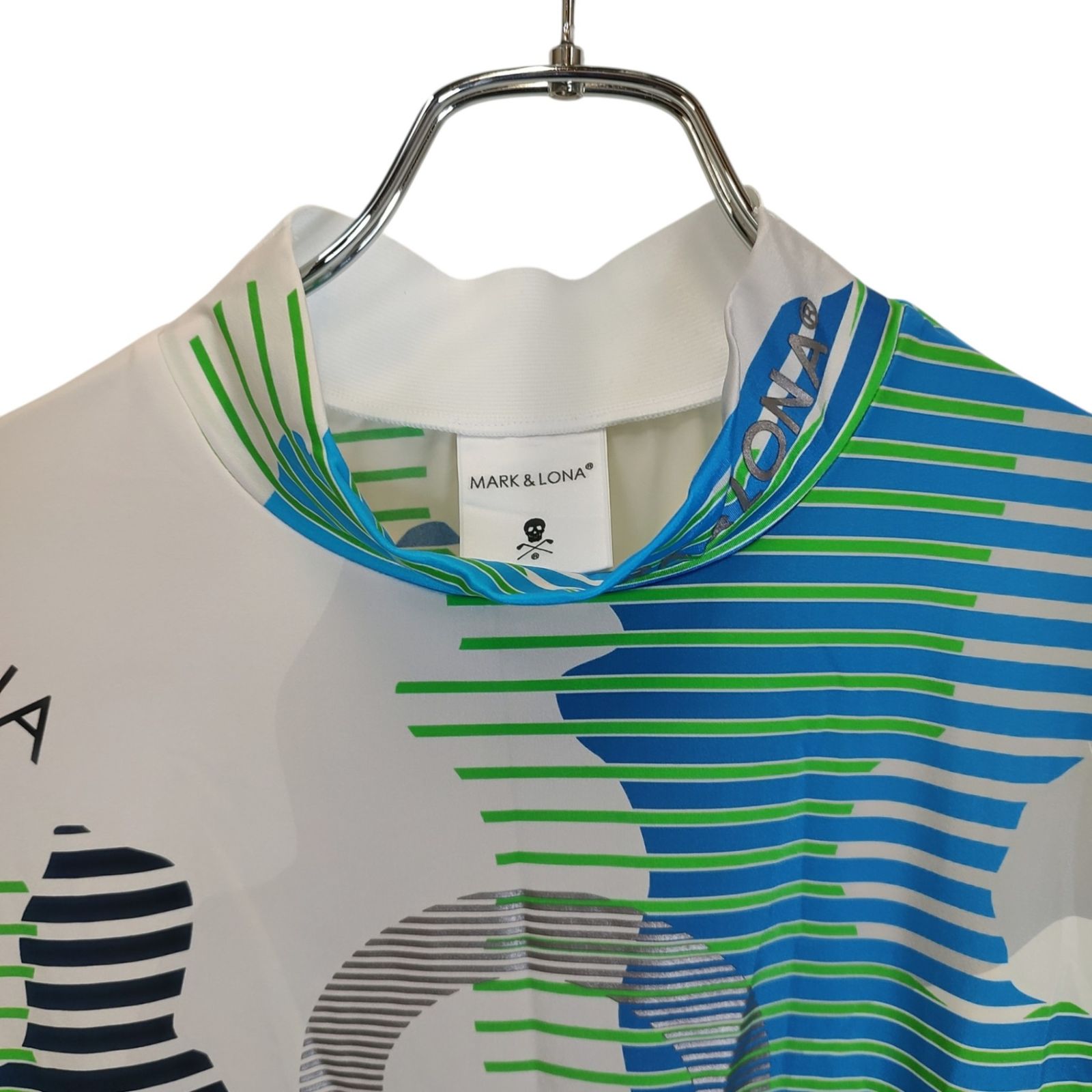 MARK&LONA マークアンドロナ ゴルフ Flow Camo Mock Neck Tee カモフラ