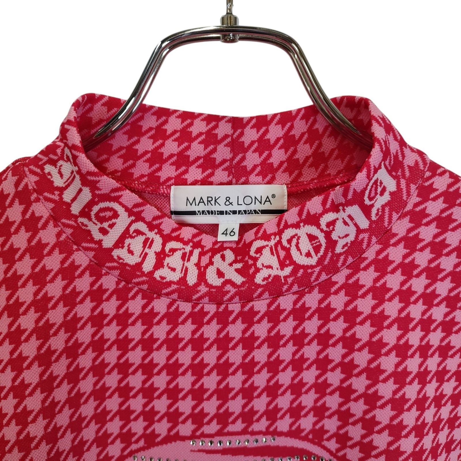 MARK&LONA マークアンドロナ ゴルフ Vanitas Sparkle Mock Neck Tee