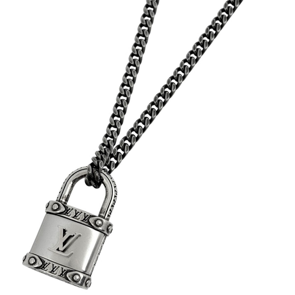 ルイ・ヴィトン Louis Vuitton ネックレス LV ロック パドロック