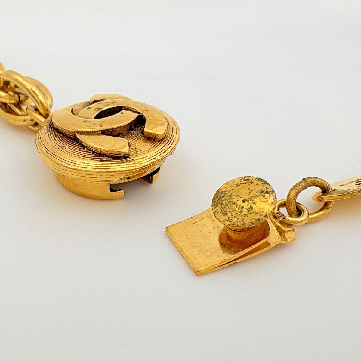 シャネル CHANEL ココマーク チェーン ネックレス ロング GP ゴールド レディース 【中古】