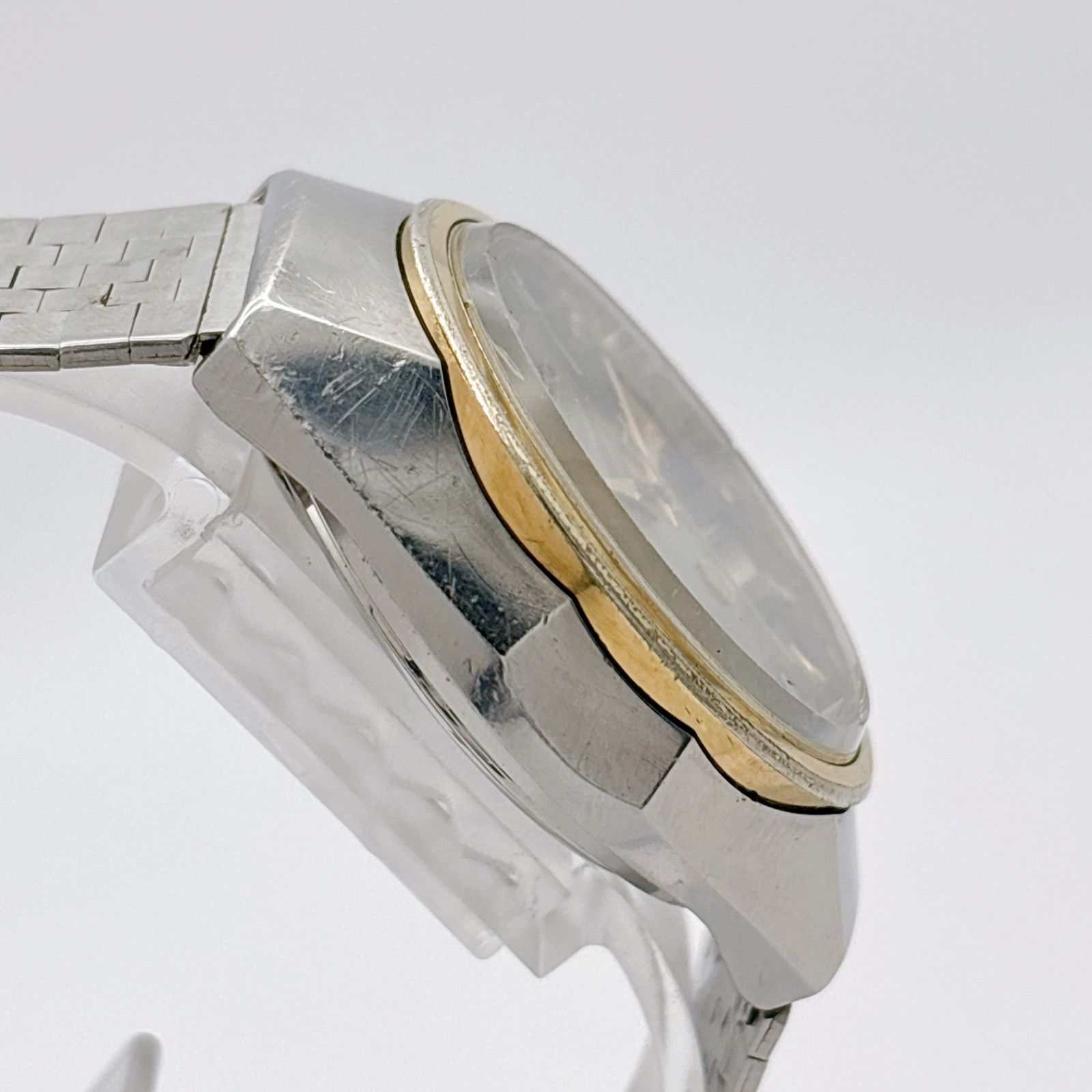 SEIKO 3863-7020 クォーツ デイデイト 純正ブレス 新品電池交換済 稼働品 メンズ腕時計 304