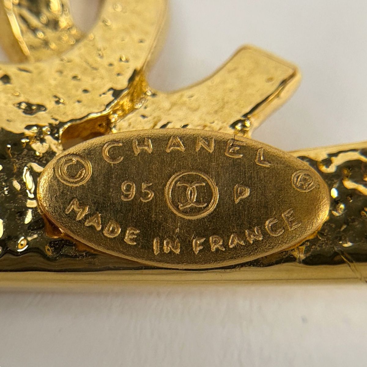シャネル CHANEL ココマーク バングル CCマーク ブレスレット GP ゴールド レディース 【中古】