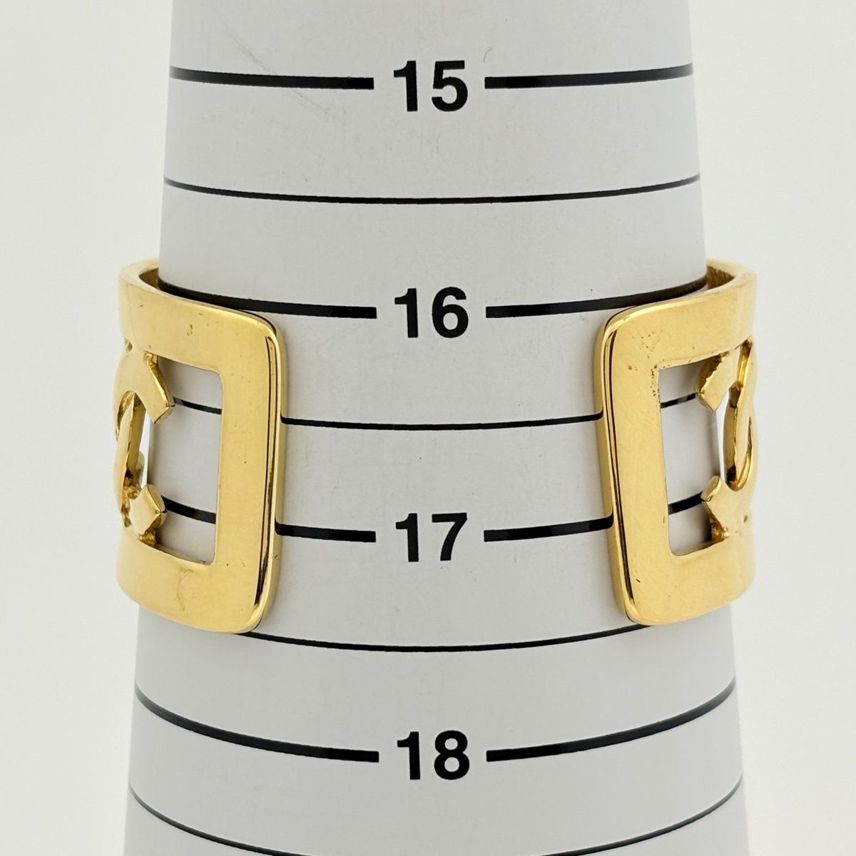 シャネル CHANEL ココマーク バングル CCマーク ブレスレット GP ゴールド レディース 【中古】