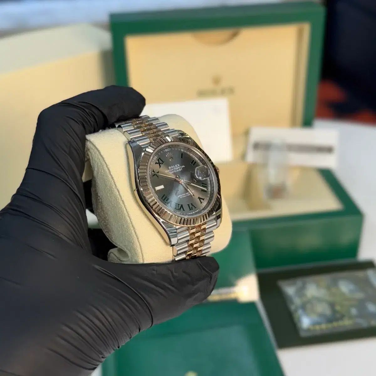 {フルセット/レシート} ROLEX ロレックス デイトジャスト ウィンブルドン 41mm {フルセット/レシート} ROLEX ロレックス デイトジャスト ウィンブルドン 41mm