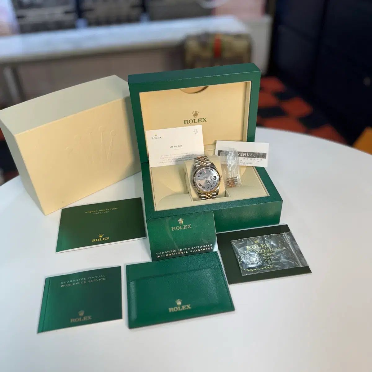 {フルセット/レシート} ROLEX ロレックス デイトジャスト ウィンブルドン 41mm {フルセット/レシート} ROLEX ロレックス デイトジャスト ウィンブルドン 41mm