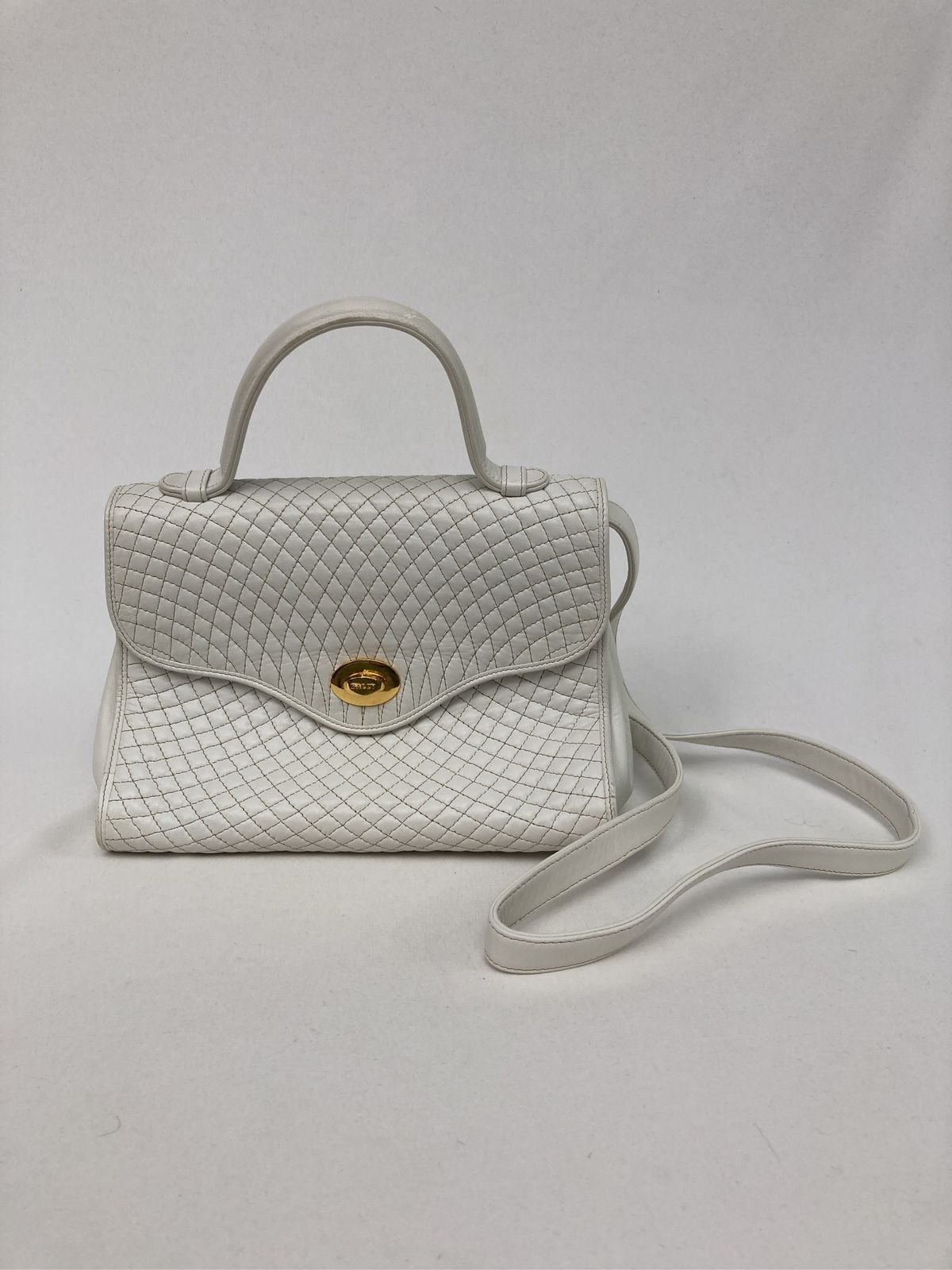 BALLY ハンドバッグ ホワイト レディース