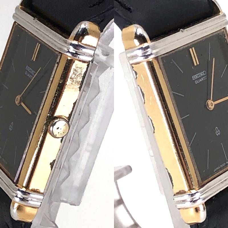 【ヴィンテージ・電池交換済み】SEIKO セイコー/シャリオ 2620-0850 5480/クォーツ/ステンレス/ブラック・ゴールド 【ヴィンテージ・電池交換済み】SEIKO セイコー/シャリオ 2620-0850 5480/クォーツ/ステンレス/ブラック・ゴールド
