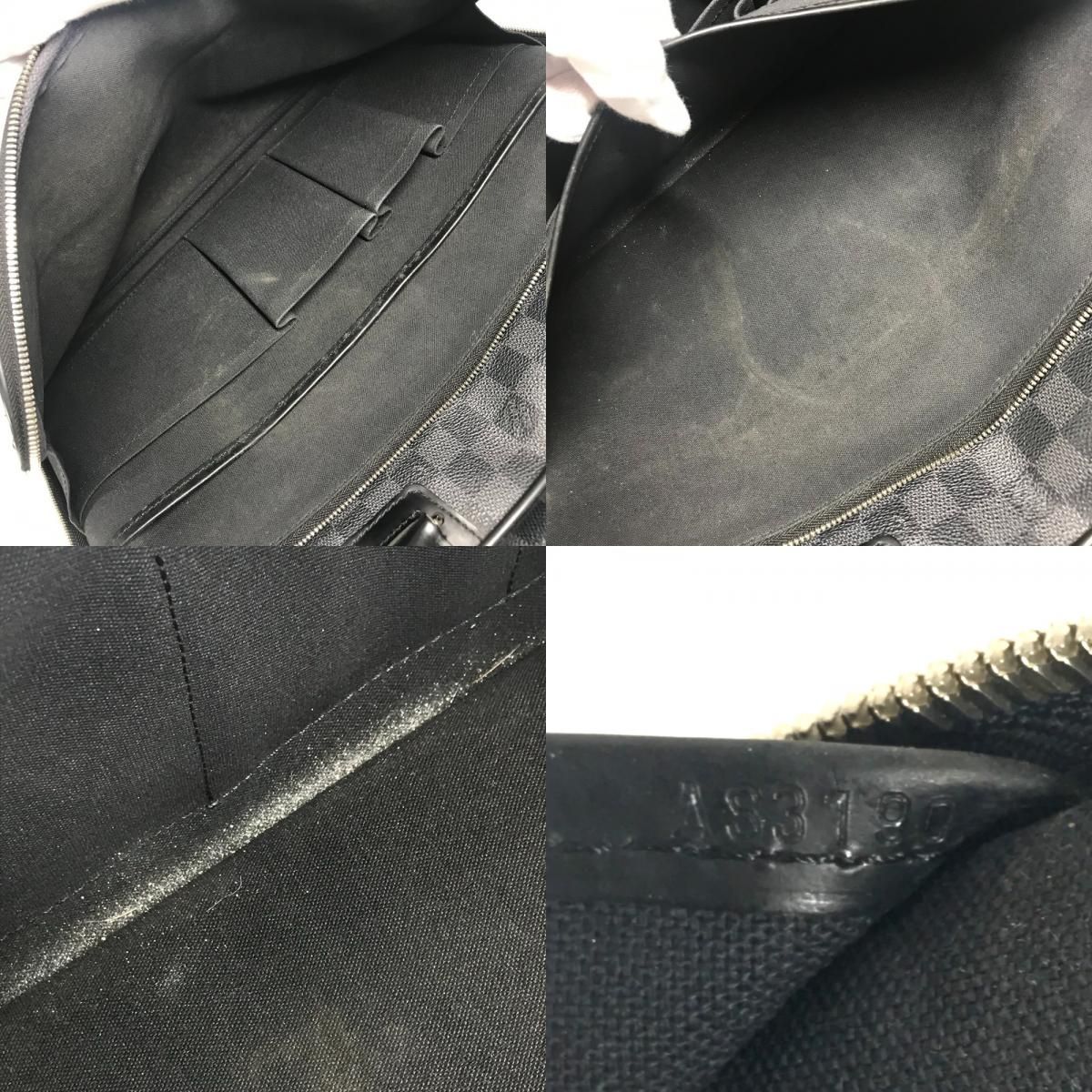 LOUIS VUITTON ルイヴィトン ビジネスバッグ イカール N23253 ダミエグラフィットキャンバス ブラック