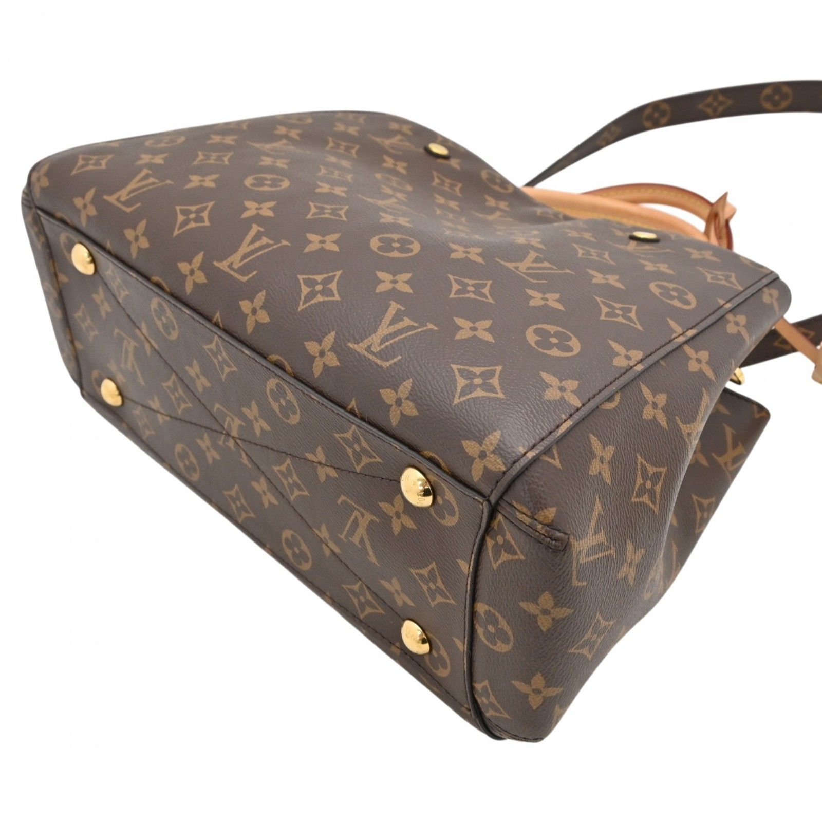 【中古】ルイヴィトン モノグラム モンテーニュMM 2way ハンドバッグ ゴールド金具 Aランク lv87209kk 【中古】ルイヴィトン モノグラム モンテーニュMM 2way ハンドバッグ ゴールド金具 Aランク lv87209kk