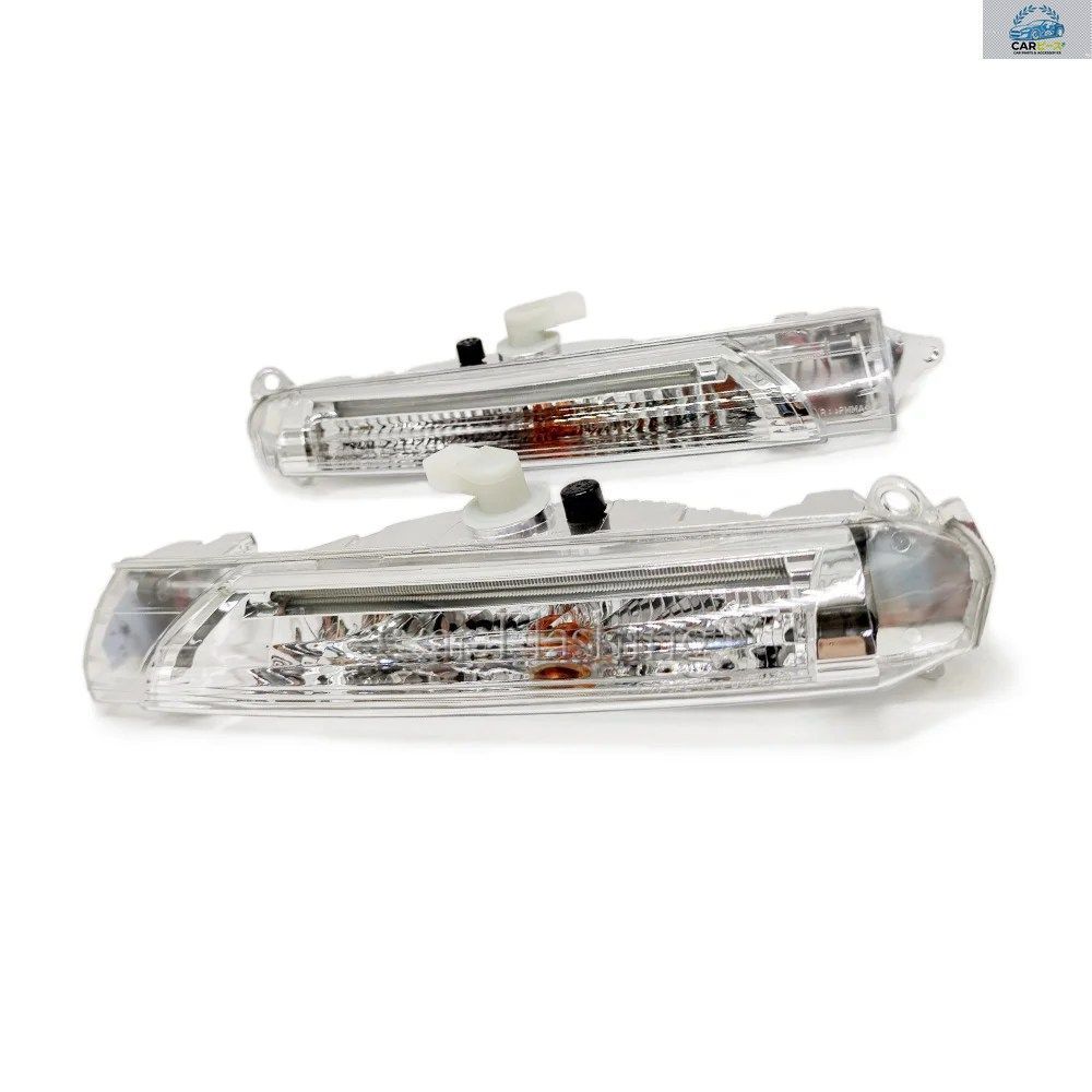 ポルシェ カイエン GTS ターボ 2007 - 10 用 車のフロントバンパー LED フォグランプ デイタイム ランニング ドライビング ライト