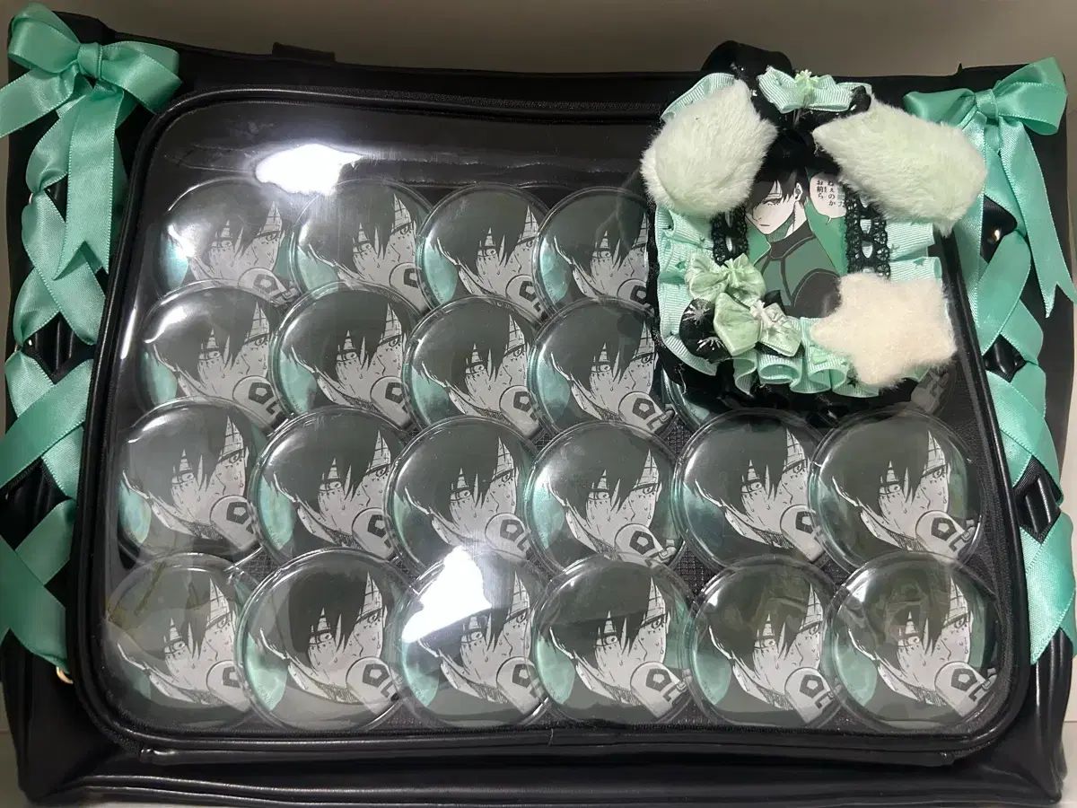 糸師 凛 缶バッジ 原画展 痛バッグ 24個