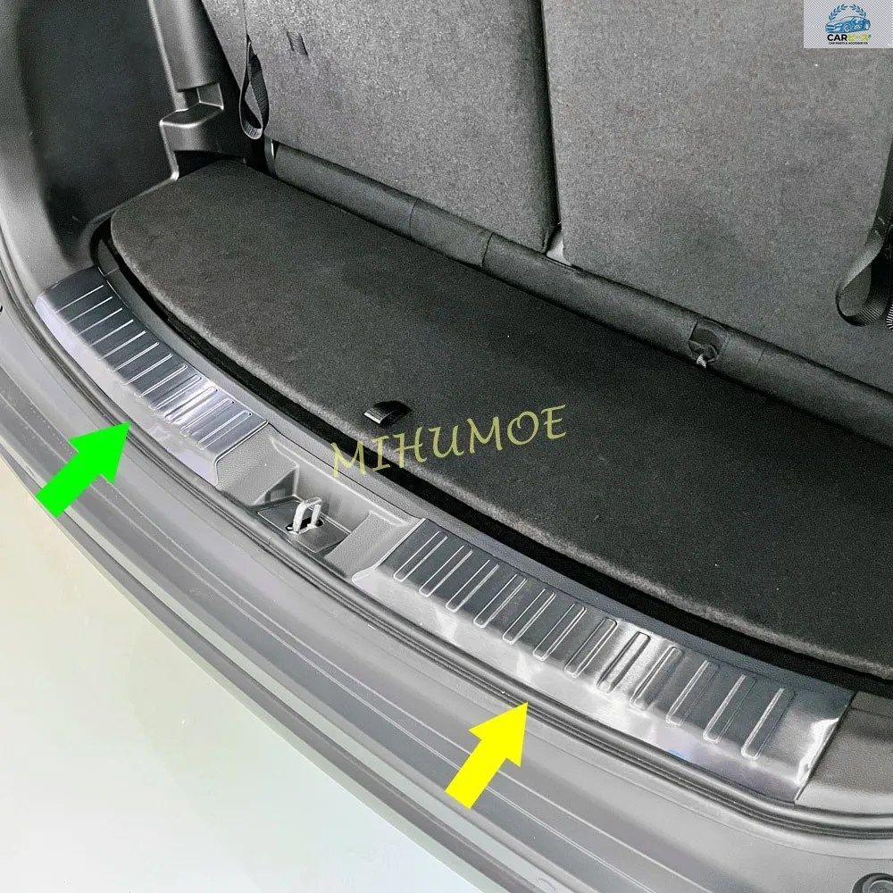 ホンダ CR-V 2023 2024 用 ステンレススチール製リアバンパー トランクシル スカッフプロテクターカバー ラゲッジエントリーガード