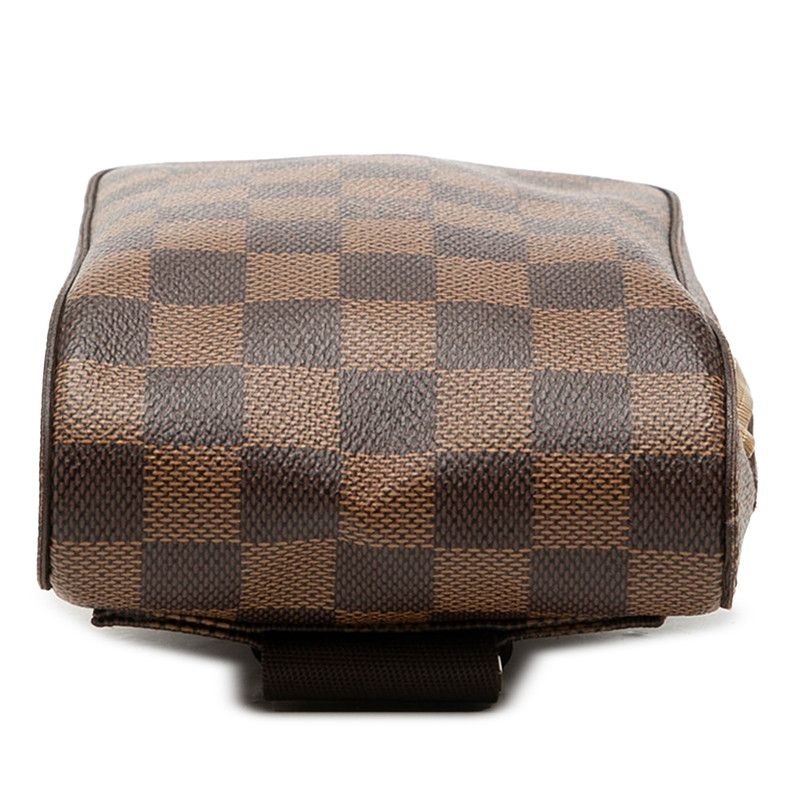 ルイ ヴィトン ダミエ ジェロニモス 旧型 ボディバッグ ウエストバッグ N51994 ブラウン PVC レザー メンズ LOUIS VUITTON【228-74505】 ルイ ヴィトン ダミエ ジェロニモス 旧型 ボディバッグ ウエストバッグ N51994 ブラウン PVC レザー メンズ LOUIS VUITTON【228-74505】
