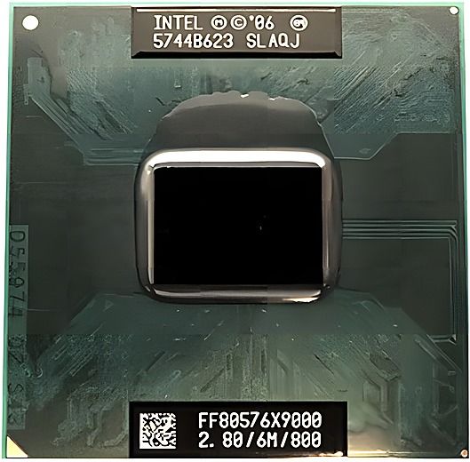 Intel Core 2 Extreme X9000 SLAQJ 2C 2.8GHz Socket P Penryn XE 45NM N/A 44W Jan 2008