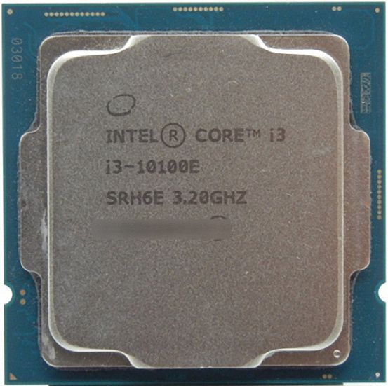 Intel Core i3-10100E SRH6E 4C 3.2GHz LGA1200 6MB 65W DDR4-2666 14NM Similar Core i3-10100