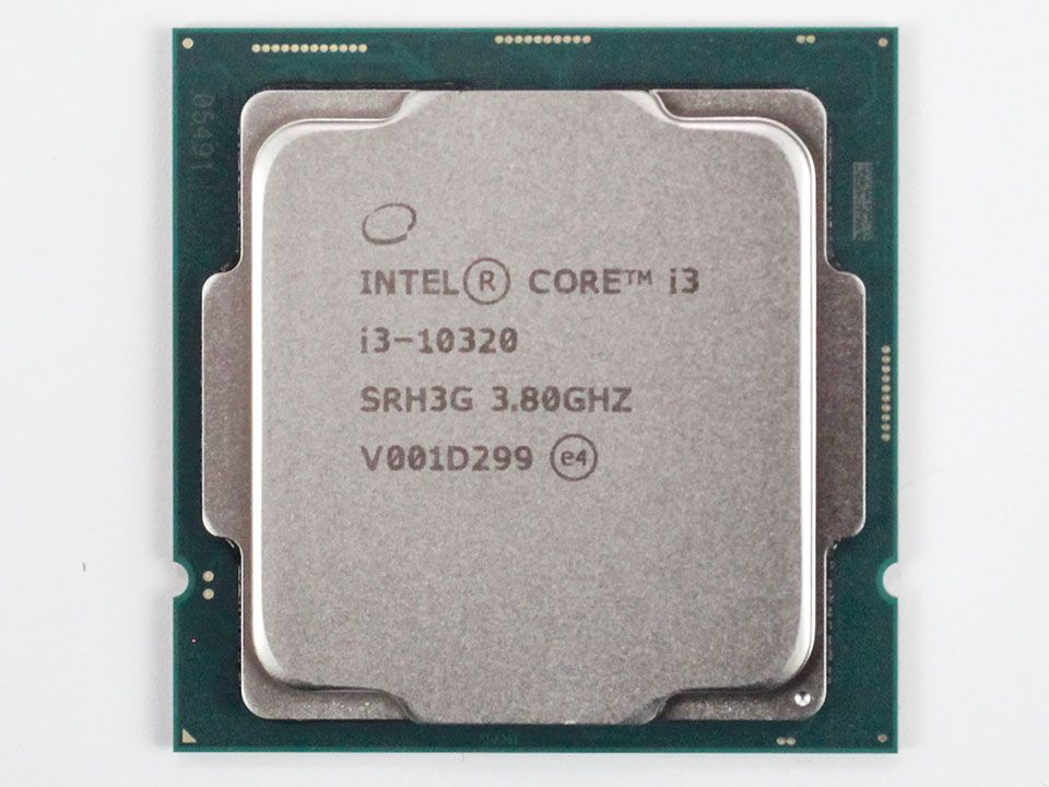 Intel Core i3-10320 4C 8T 3.8GHz to 4.6GHz Socket 1200 Comet Lake 14NM 8MB 91W Apr 2020
