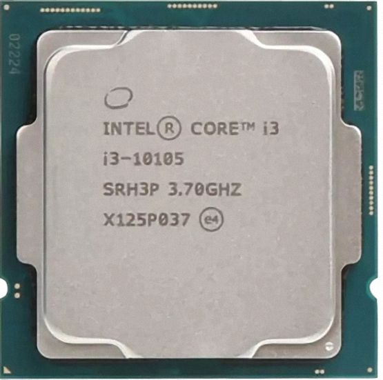Intel Core i3-10105 4C 8T 3.7GHz to 4.4GHz Socket 1200 Comet Lake-R 14NM 6MB 65W Mar 2021
