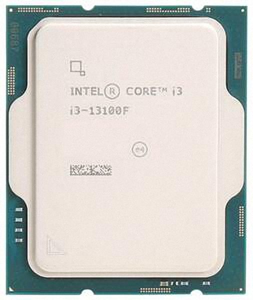 Intel Core i3-13100F 4C 8T 3.4GHz to 4.5GHz Socket 1700 Raptor Lake-S 10NM 12MB 58W Jan 2023