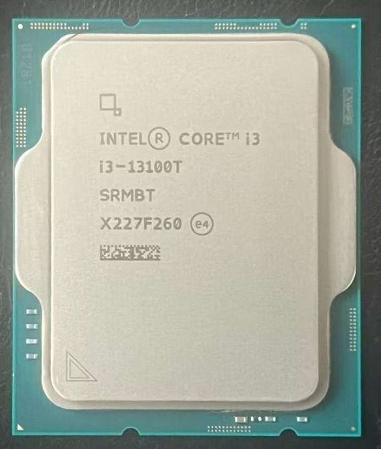 Intel Core i3-13100T SRMBT 4C 8T 2.5GHz to 4.2GHz Socket 1700 Raptor Lake-S 10NM 12MB 35W Jan