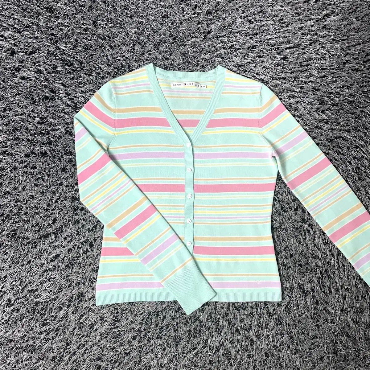 TOMMY Tommy Hilfiger トミーヒルフィガー レディース コットン ニット カーディガン