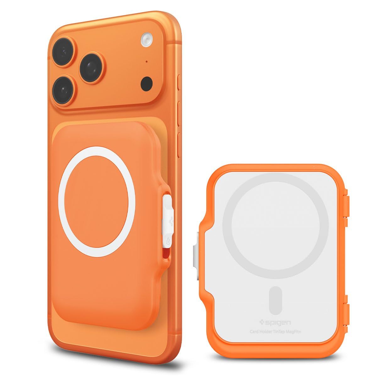 特価商品 [Spigen] MagSafe対応 カードケース PixelSnap対応 カードケース 6枚入り 貴重品収納可能 MagSafeアクセサリー装着可能 iPhone 17/16/15/14/13/12シリーズ Pixel 10a マグネット式ウォレッ