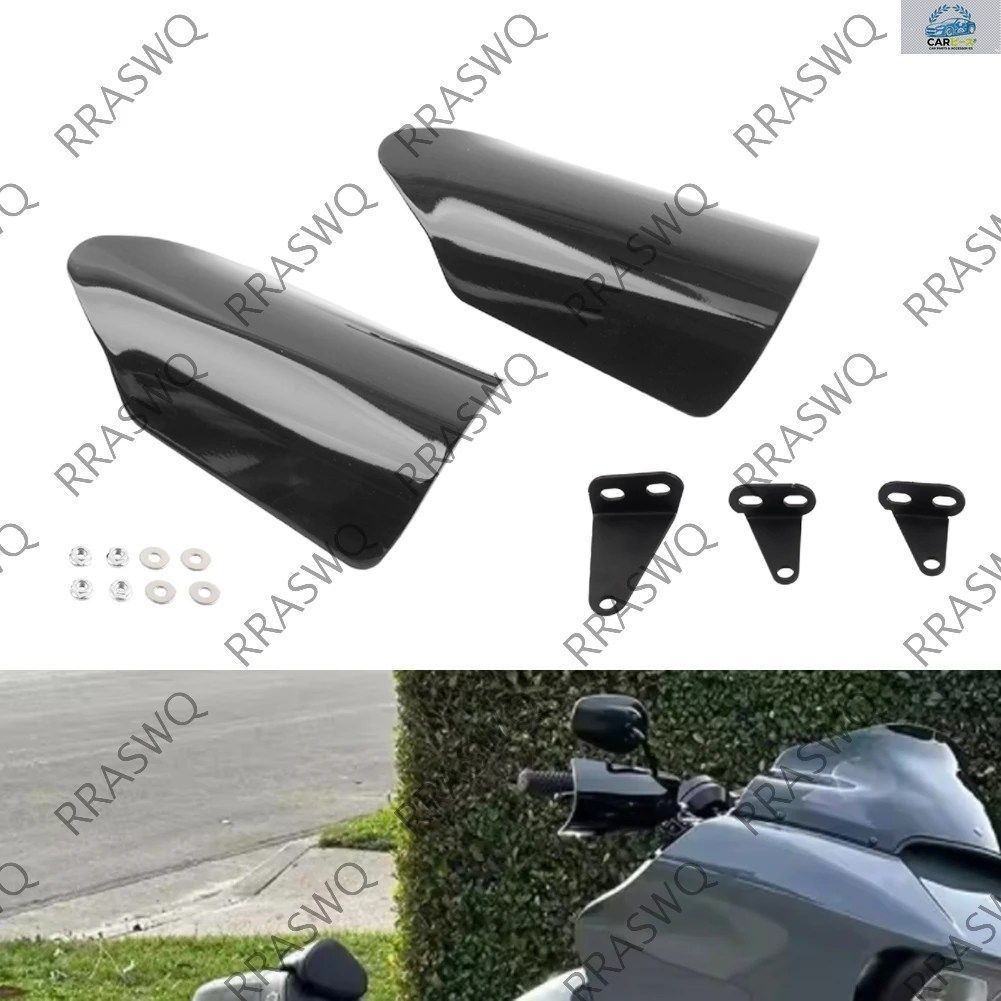 ハーレー ロードグライド CVO FLTRX 2024年以降用 オートバイ用ハンドガード ディフレクター プロテクション ハンドルバー ウインドシール