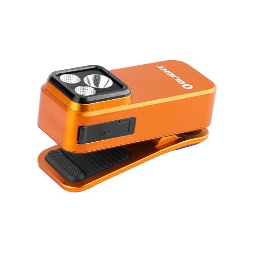 OLIGHT(オーライト) Oclip Pro クリップ LEDランニングライト 軽量 小型 3つの光源 500ルーメン 射程120メートル IPX6防水 Type-C充電式 クリップオン 高視認性 犬 散歩 キャンプ 点検 ウォーキング サ d411d3f2