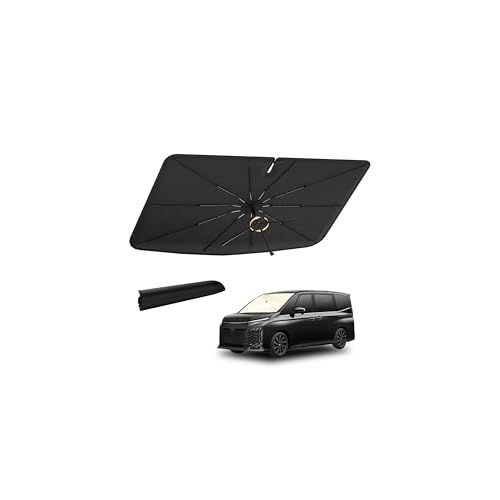 CARTIST トヨタ 新型 ヴォクシー ノア 90系 サンシェード 傘型 VOXY NOAH サンセット フロント 傘式 折り畳み式 パラソル 日除け 遮光 日差し 遮熱コーティング素材 ベージュ高級仕様 360度回転 4代目 R90W型 ff62e862