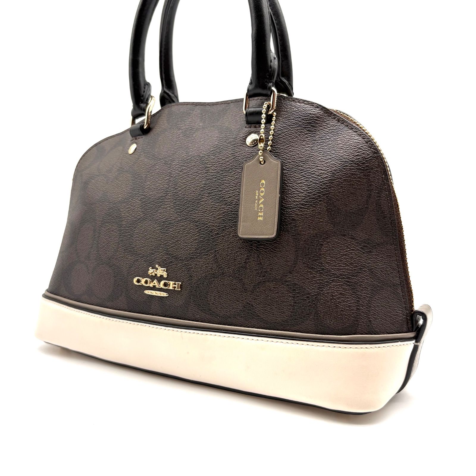 COACH y2k Signature Mini Sierra Satchel Hand Bag F57493