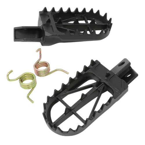 R★ジータレーシング(ZETA RACING) CC110(JA10/JA45/JA60)'13-24 ワイドフットペグ クロモリ スプリング付属 Mid(純正相当) 前後幅約50mm 安定ライディング スタンディング 排泥性 クロモリ鋼 高強度 高耐久 D3