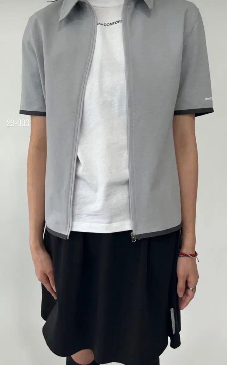 JiCHOI コンフォート 23-003 シャツ ジップアップ サイズ3
