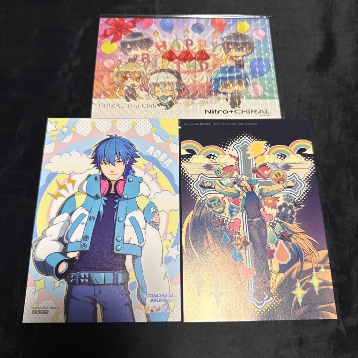 Dramatical Murder nitro +chiral ファンクラブ ポストカード 3点 