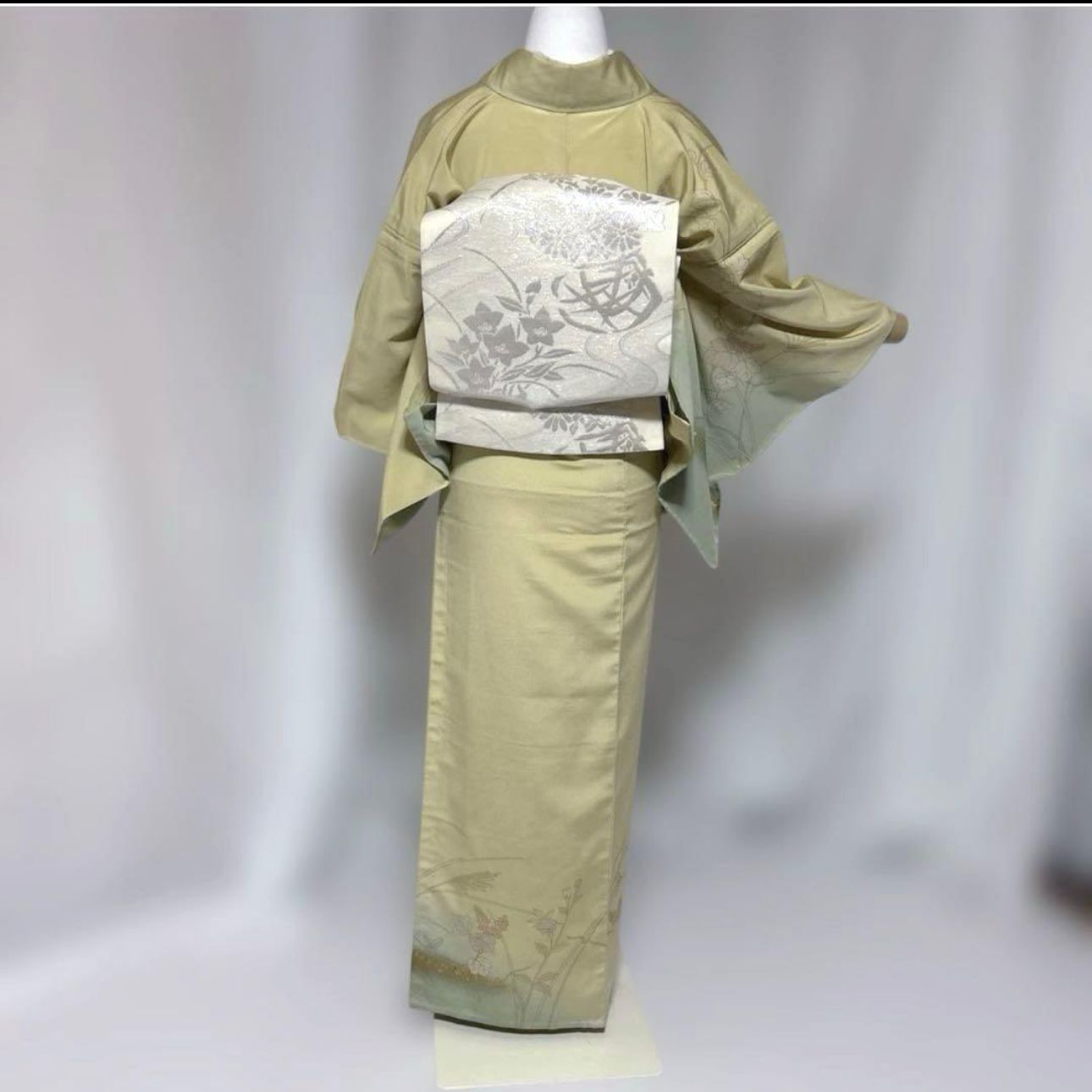 正絹 単衣 訪問着 フルセット 夏帯 夏帯締め 夏帯揚げ 美品 - メルカリ