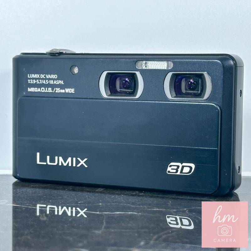 Panasonic LUMIX DMC-3D1 ブラック 1210万画素 ツインレンズ 3D撮影 光学4倍ズーム 広角25mm ライカレンズ タッチパネル フルHD コンパクトデジタルカメラ パナソニック ルミックス