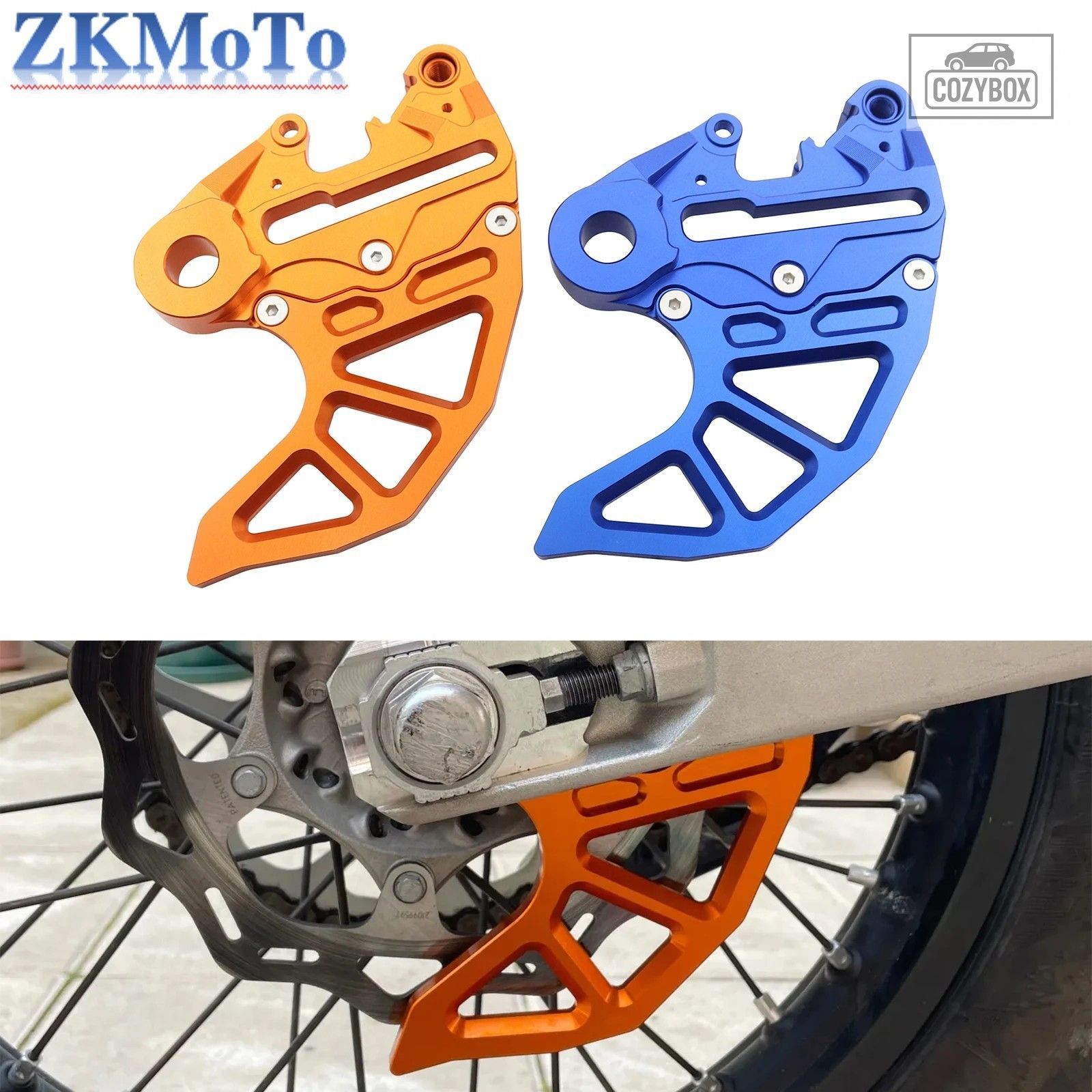 オートバイ 20 mm 25 mmリア ブレーキディスク ガード カバー プロテクター KTM XCW X
