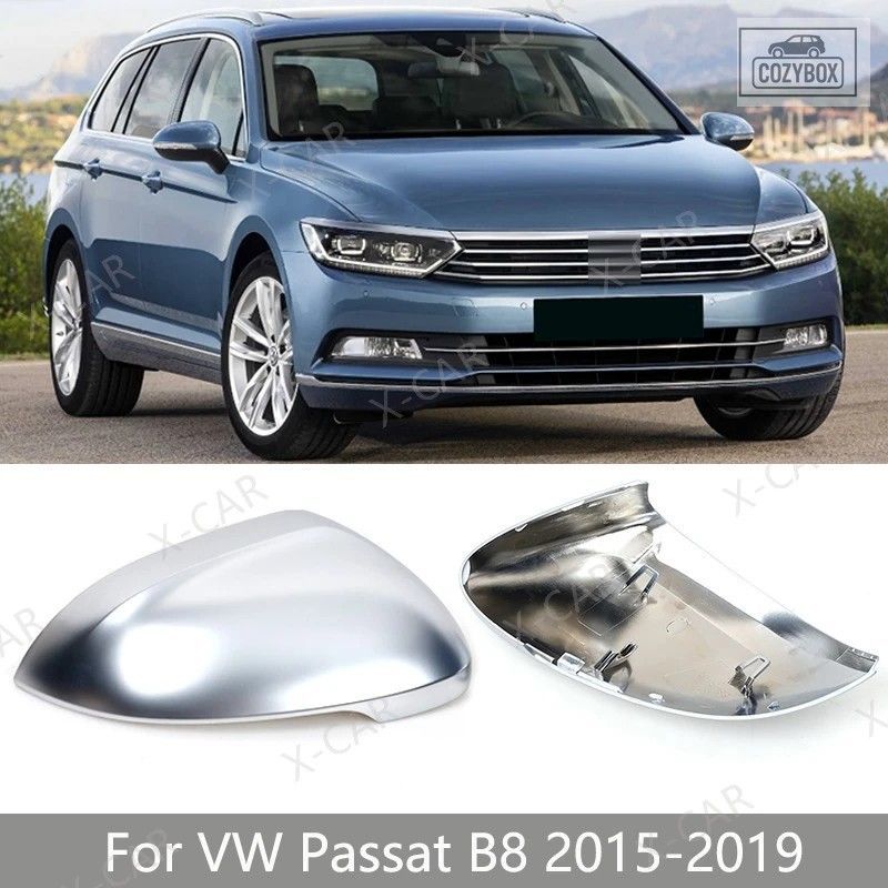 2 個 フォルクス ワーゲン VW パサート B8 バリアント 2015-2019 マットクロームバッ