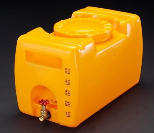 特価商品 50L ポリエチレン給水容器(ﾊﾞﾙﾌﾞ付)