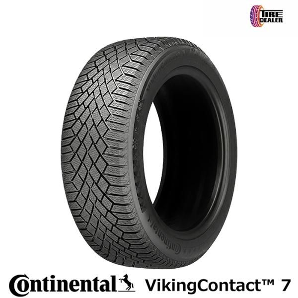【新品 4本セット】 ※配送方法限定 2025年製 CONTINENTAL 155/65R14 75T コンチネンタル VikingContact 7 スタッドレスタイヤ 冬タイヤ