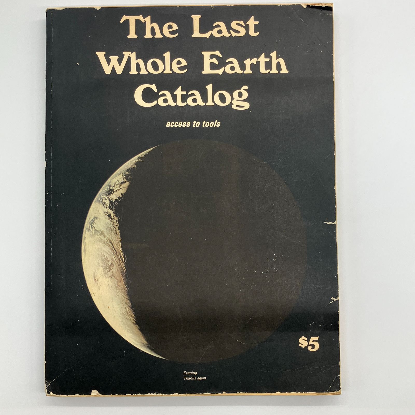 ラストホールアースカタログ　全地球カタログ 1971年　The Last Whole Earth Catalog Access スチュワート・ブランド　ビンテージ ( POP_2120 / INP_G09 )