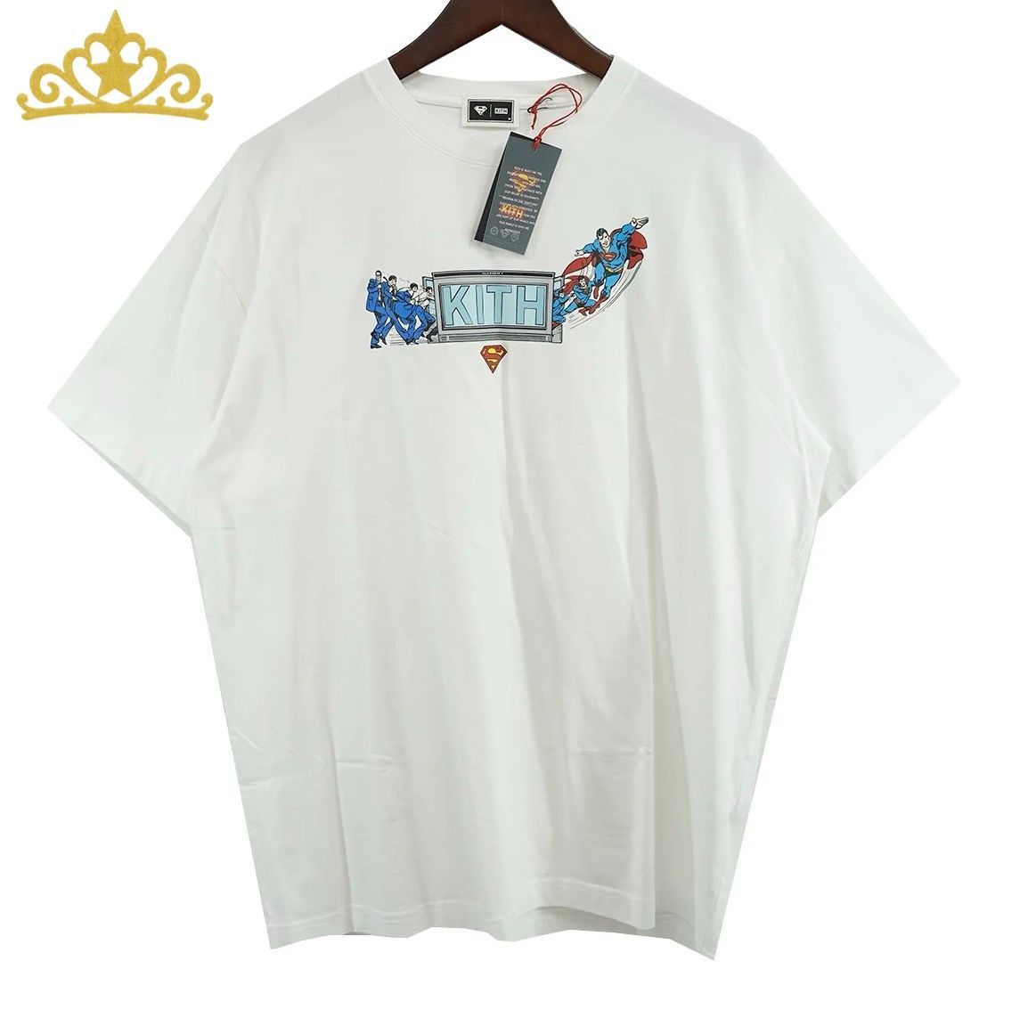 KITH 25SS Superman Booth Vintage Tee ボックス ロゴ Tシャツ メンズ スーパーマン