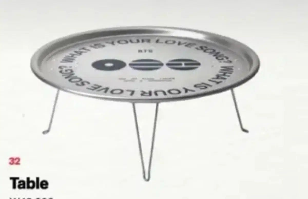 現物 BTS ポップアップ-アリ랑 テーブル Table