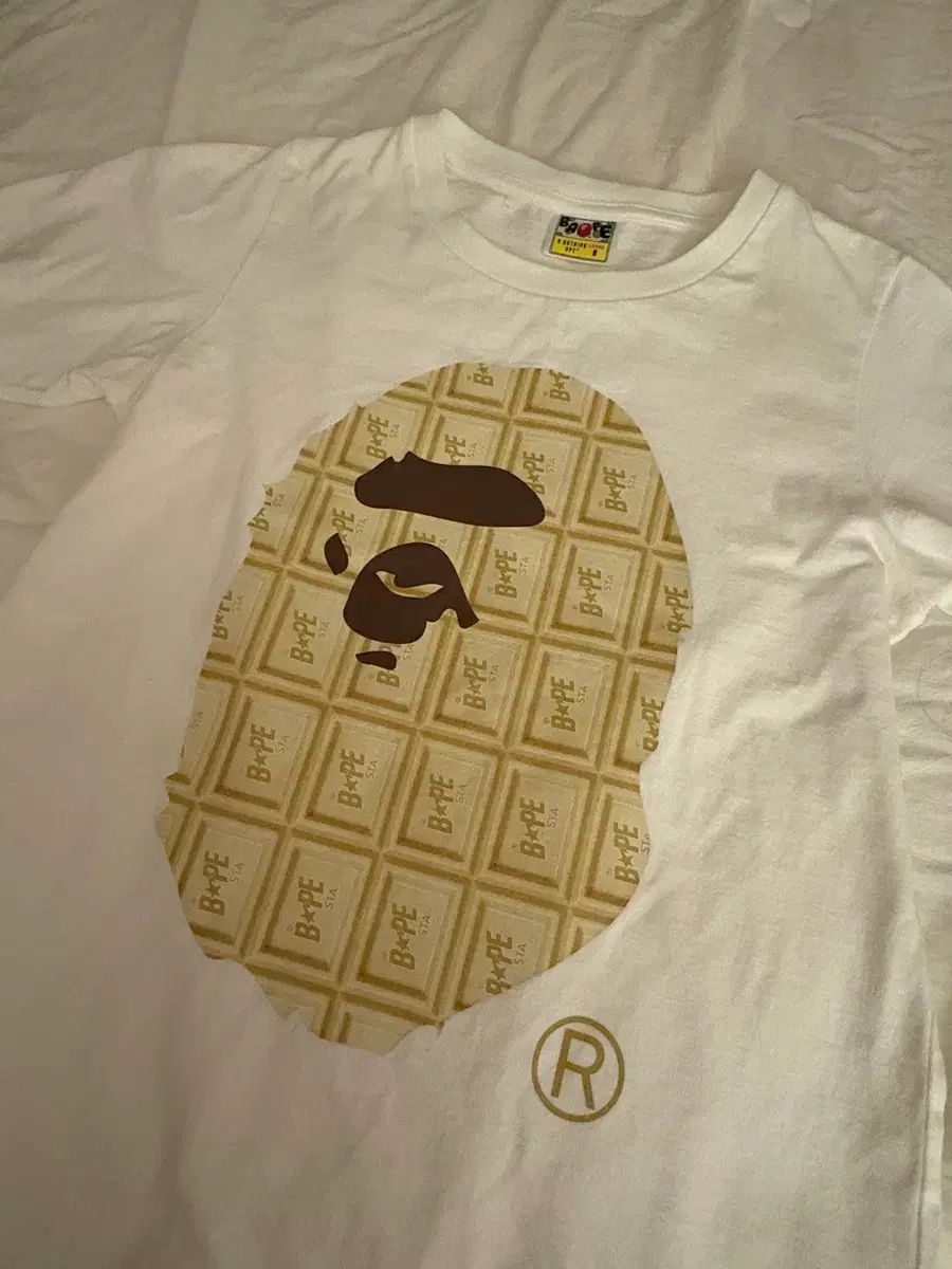 A BATHING APE® ミルクチョコ 半袖 Tシャツ ラテギャル stc ヴィンテージ ドット 姫ギャル 必須アイテム