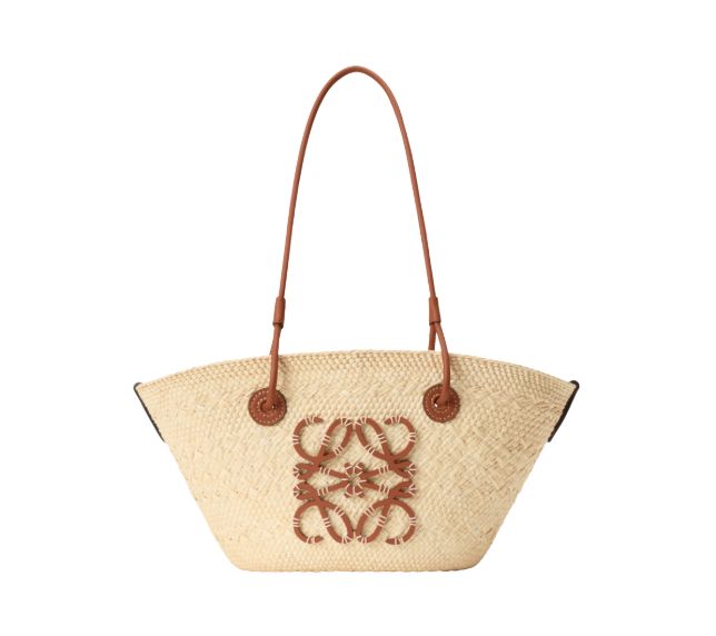 LOEWE アナグラム バスケットバッグ スモール(イラカヤシ&カーフ)