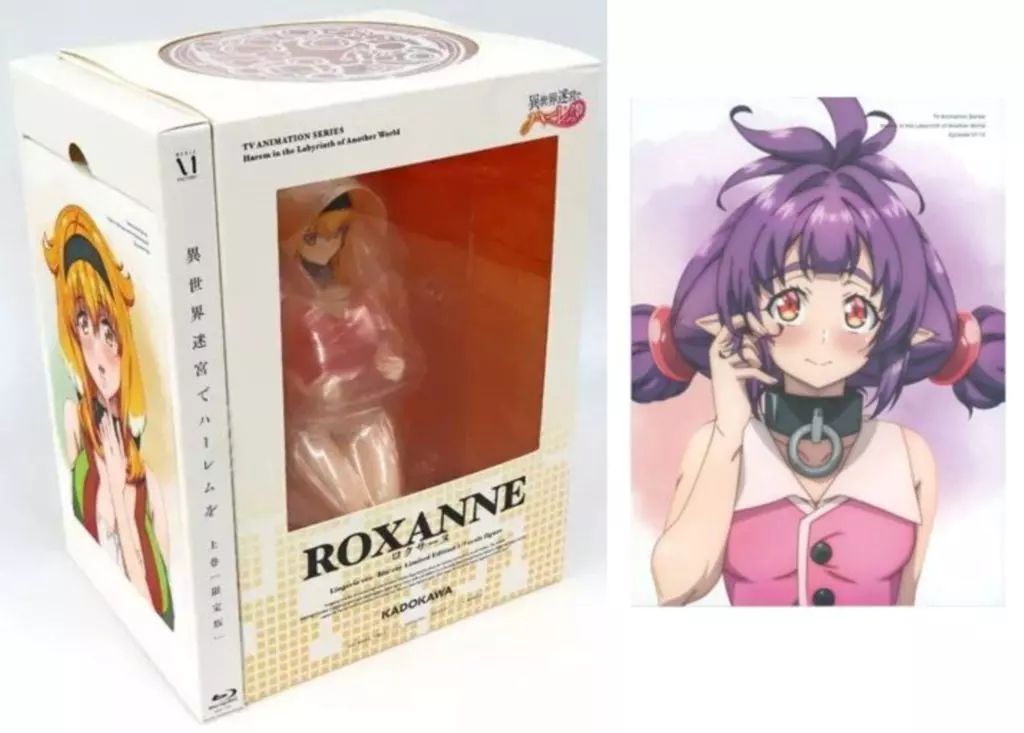 【中古】アニメBlu-ray Disc 異世界迷宮でハーレムを Blu-ray BOX 完全数量限定版 上下巻セット