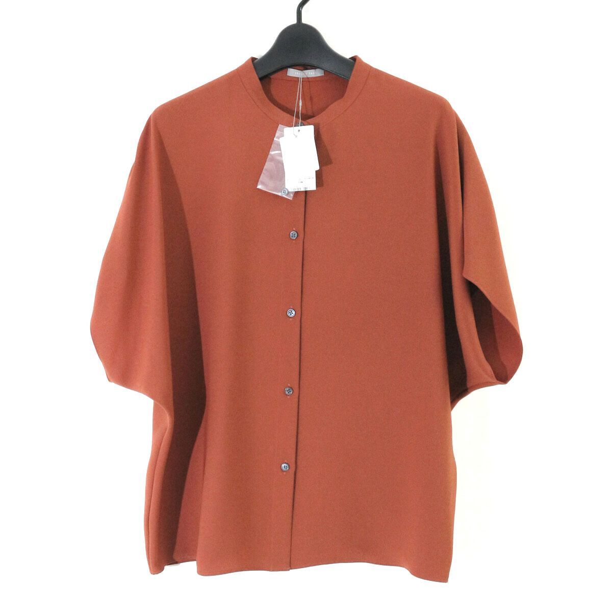 theory luxe セオリーリュクス 25AW Marvine Amia Blouse バンドカラードルマンスリーブブラウス / シャツ 38 03-5308205