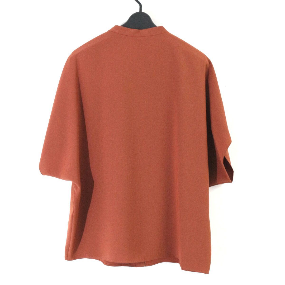 theory luxe セオリーリュクス 25AW Marvine Amia Blouse バンドカラー 