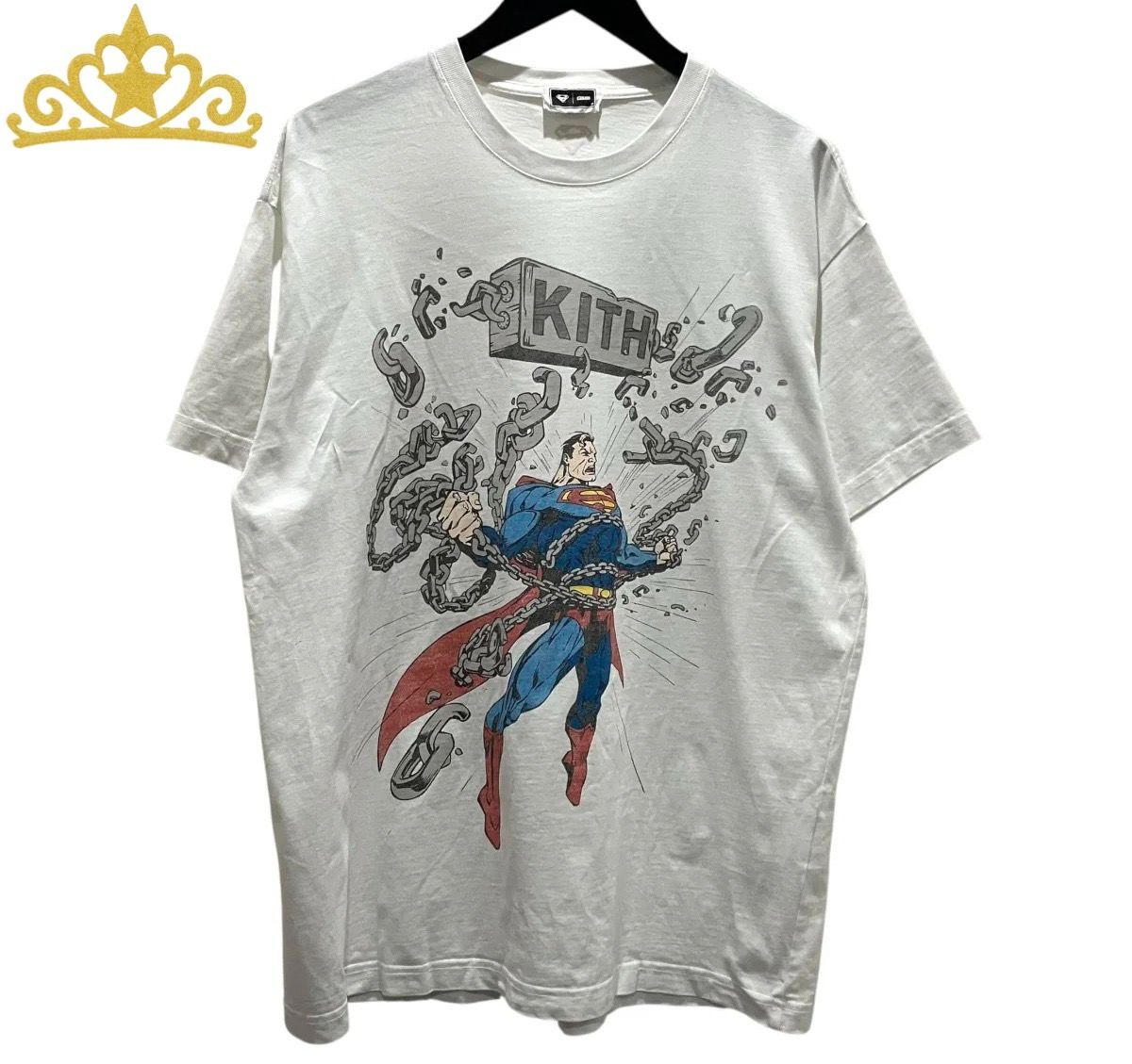 KITH SUPER MAN 25SS CHAINS VI プリント Tシャツ メンズ スーパーマン