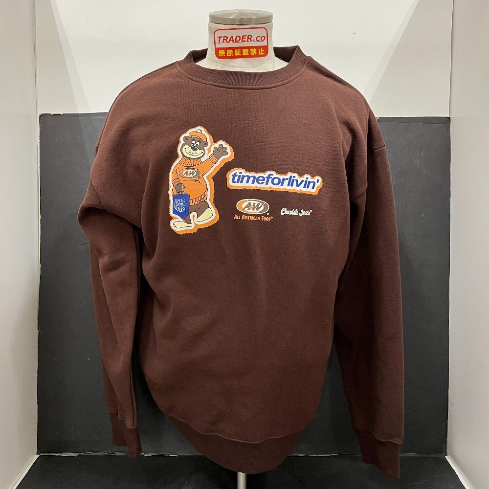06w23330 A&W × Chocolate Jesus 　スウェット 　XL 【中古品】