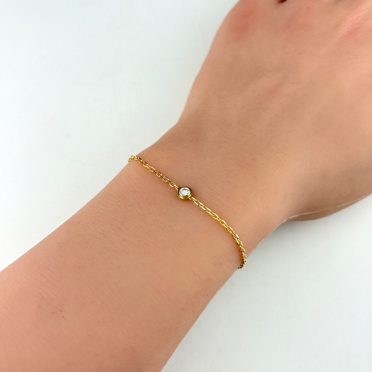 カルティエ CARTIER ダムール SM ブレスレット YG イエローゴールド 