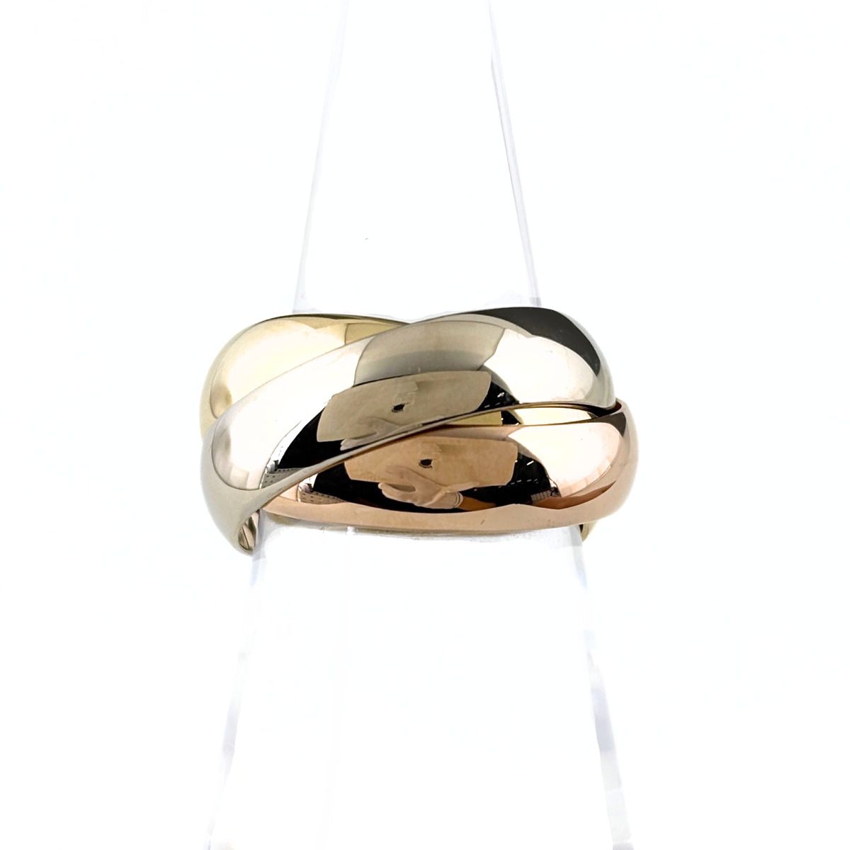 カルティエ CARTIER トリニティ リング YG イエローゴールド PG ピンクゴールド WG ホワイトゴールド 指輪 スリーカラー リング 13号 750 レディース 【中古】